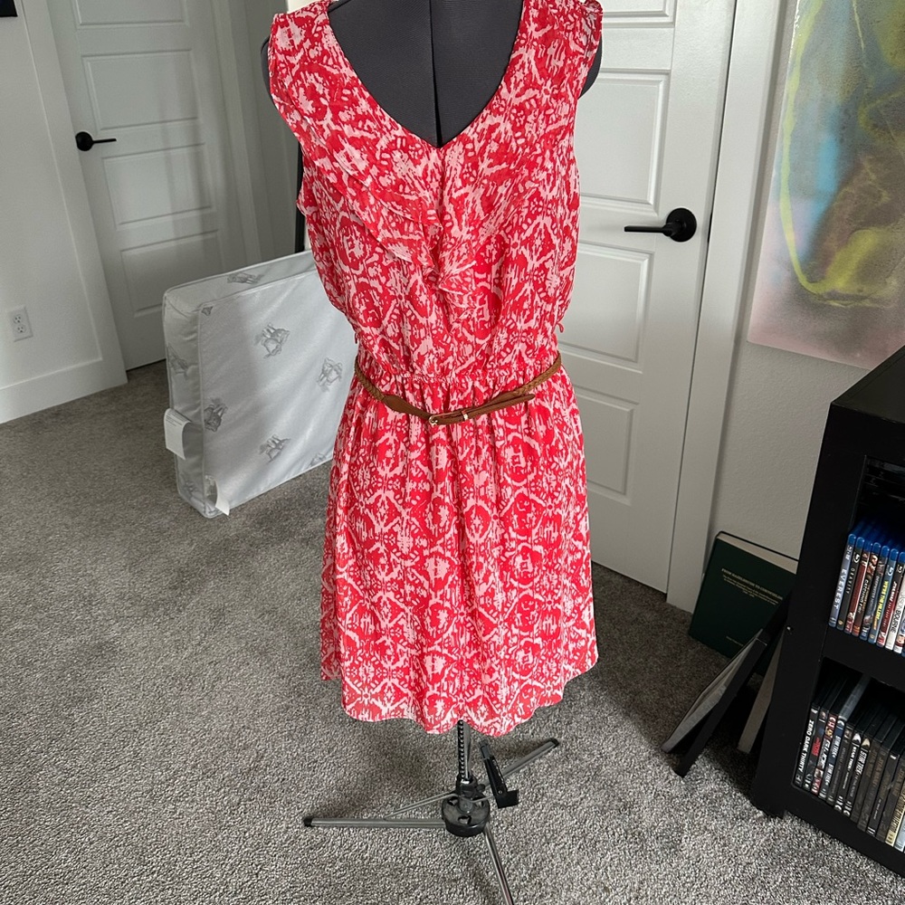 Alyx Pink Sleeveless V-Neck Sundress